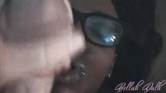 bellah dahl onlyfans cum all over my glasses