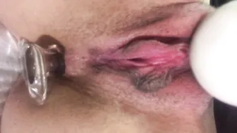 aidra fox onlyfans more pussy twitching, soaking wet with butt plug in