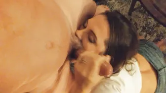 sadieholmesxxx onlyfans i love licking it all. watch me deepthroat that cock, lick the balls and swirl my tongue on the grundle