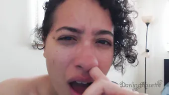 darlingrosette massaging my nostrils