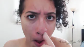 darlingrosette massaging my nostrils
