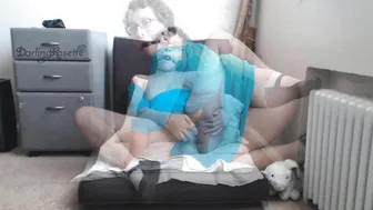 darlingrosette ball gag dildo upskirt masturbation