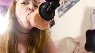 bab each - fuck machine blow job