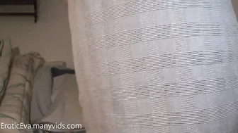 Erotic Eva business-dress-and-thigh-high-stockings