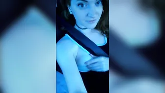 bab each - flashing in the car
