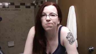 lilyohriley shirtless toothbrushing