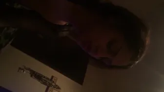 daddy slave pregnant wife swallowing hot cum