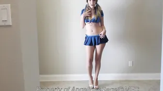 angeliquesage cheerleader tease