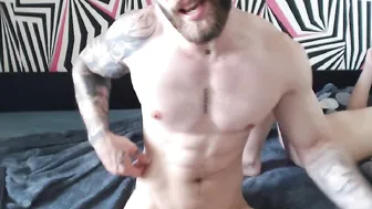 alphamatteo Charming girl plays with two toys