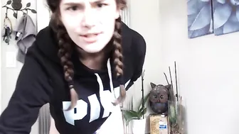 magicalcherry Imposing chick sucks dildo and jumps on the phallus