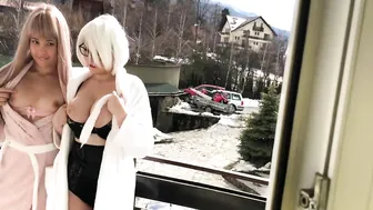 VirtualGeisha  -13 - Hidori Flashing And Kissing