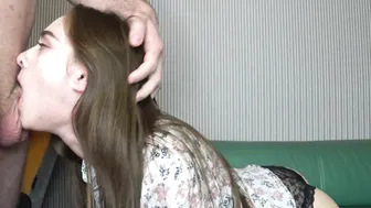 SladkiSlivki -Pulsating cock in the mouth - is wonderful