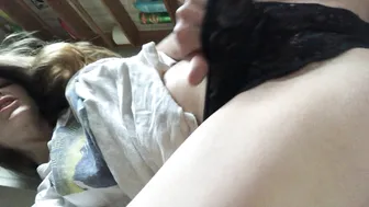 hazelmay cumming in my black panties