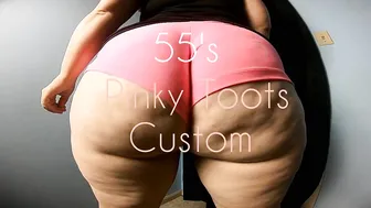 FiftyFive Inches -By request to celebrate 100k on my iG PINKY TOOTS