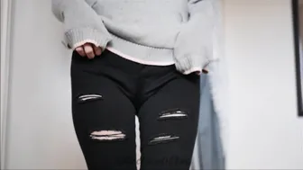 RebeccaStilles69 -05 - Black Jeans Ass Worship