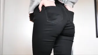 RebeccaStilles69 -05 - Black Jeans Ass Worship