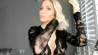 laurel bitch undresses erotically