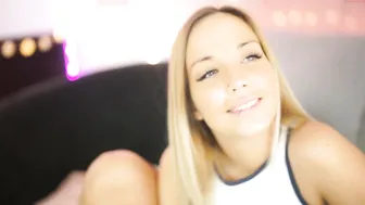 meow_s sexy girl in glasses coolly playing pranks with a sex toy