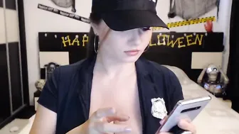 busty_ema graceful babe gently masturbates pussy