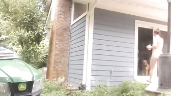 jalyn babe in stockings fucks ass