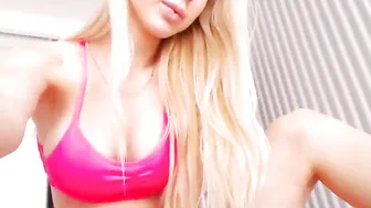 yesbarbie cute doll doll masturbates pussy
