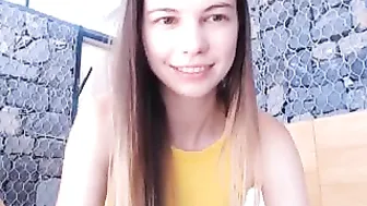 carmen shows off her milking