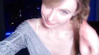 alexis modest slut tells interesting stories on camera