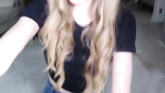 alexis beautiful chick takes off her underwear