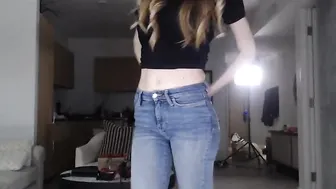 alexis beautiful chick takes off her underwear