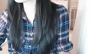 bunni_ cute bitch masturbates with a vibrator