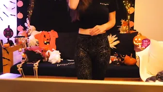 kateelife petite brunette babe sucking dildo