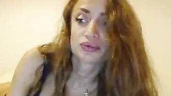 anayys at work shows panties