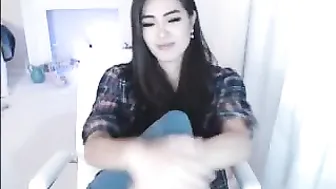 bunni_ in black stockings jerks off