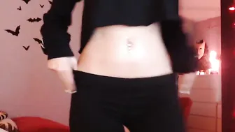 serafina luxurious blonde straddled sex toy