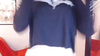 serafina luxurious blonde straddled sex toy