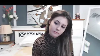 nelliecute charming babe undresses and jerks off