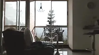 mariewana charming bitch caresses big tits