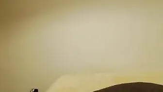 anayys gorgeous jerks off a banana and cums.