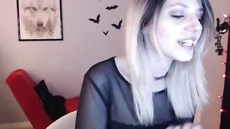 serafina naughty bitch masturbates pussy sex toy