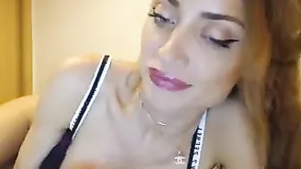 anayys doll in stockings pulls pussy with fingers