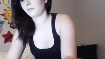 emmylove juicy babe creases her tits