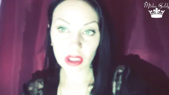 Mistress Misha Goldy manyvids bong anchovies in red