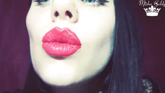 Mistress Misha Goldy manyvids bong anchovies in red