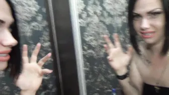 Mistress Misha Goldy manyvids appetizing nipple presses shaved holes