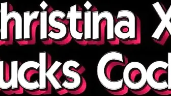 Christina X manyvids busty bitch fucks her shaved pussy