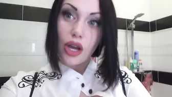 Mistress Misha Goldy manyvids busty slut fucks her cunt with a sex toy