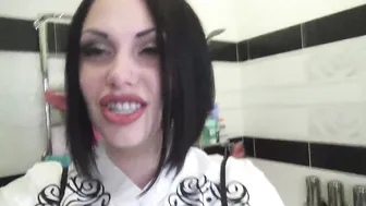 Mistress Misha Goldy manyvids busty slut fucks her cunt with a sex toy