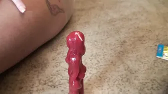 pamelabalian manyvids cute brunette girl licks dildo