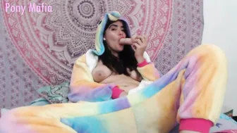 Ponymafia manyvids sexy mare caresses her nipples