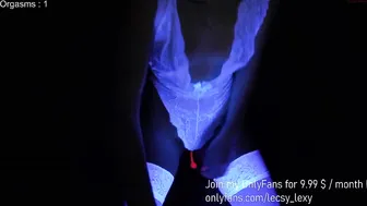 lecsy crazy bitch fucks herself with fingers